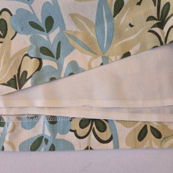 Ann Taylor LOFT Womens Sleeveless Vine Leaf Print Sheath Dress Cream Size 4 - Picture 8 of 11